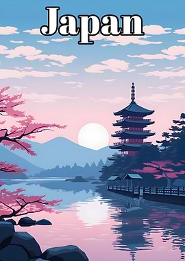 Japan Travel Poster