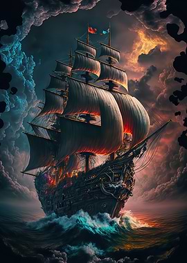 Fantasy Pirate Ship