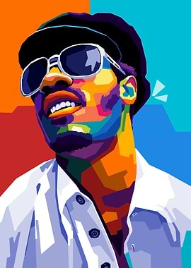Music Singer Wpap Pop Art