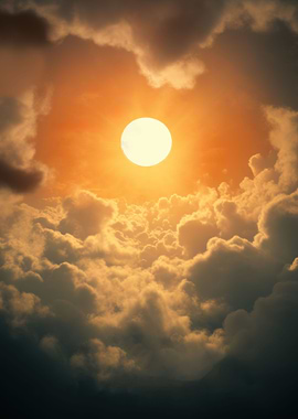 Golden Sun Horizon Sky