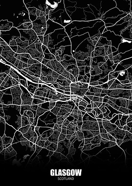 Glasgow Scotland Map