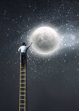 Reaching moon