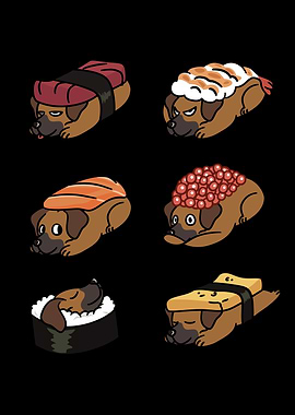 Rhodesian Ridgeback Sushi