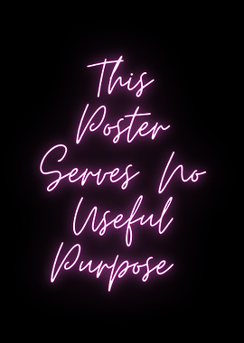 Serves No Useful Purpose