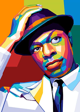 Musician Cole Pop Art