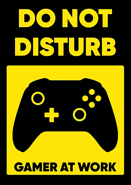 DO NOT DISTURB HARD GAMER