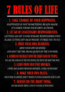 7 Rules of Life