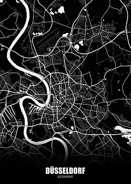 Dusseldorf Germany Map