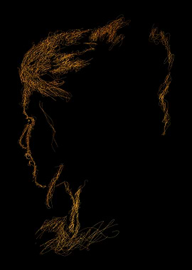 Fermale scribble art