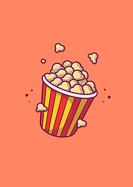 Popcorn Cartoon
