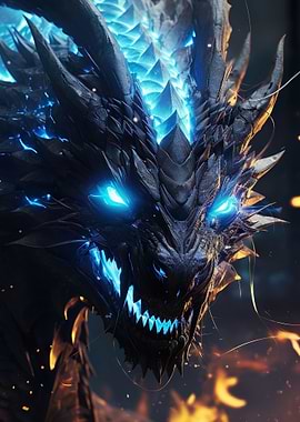 Blue Lightning Dragon