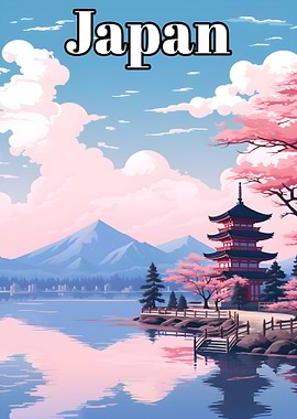 Japan Travel Poster