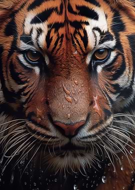 Wet Tiger CloseUp