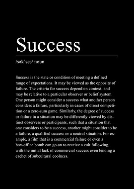 Success Meaning