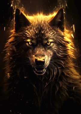 unleashed black wolf