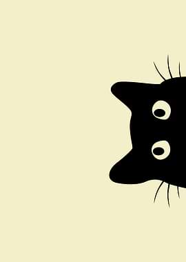 Peeking Cat