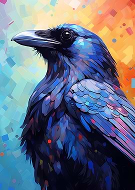 Crow Colorful Raven