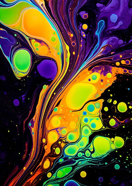 Acrylic Paint Pour 3