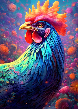 Funny Chicken Color