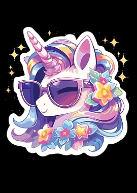 Rosa Unicorn Sunglasses