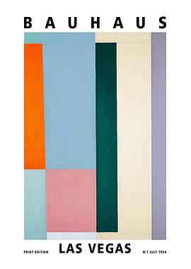 Bauhaus Las Vegas Poster