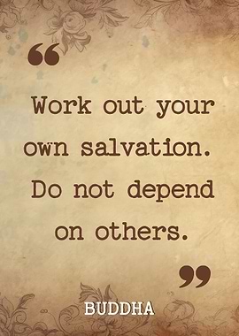 Do not depend on others