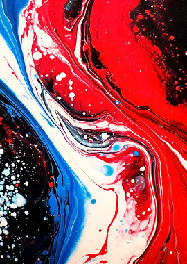 Acrylic Paint Pour 1