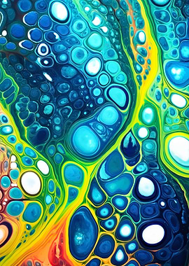 Acrylic Paint Pour 19