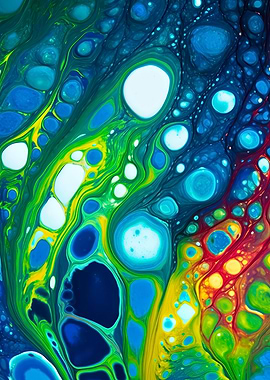 Acrylic Paint Pour 15