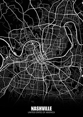 Nashville USA Map