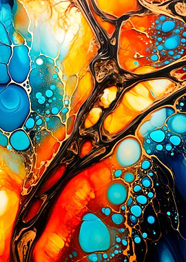 Acrylic Paint Pour 14