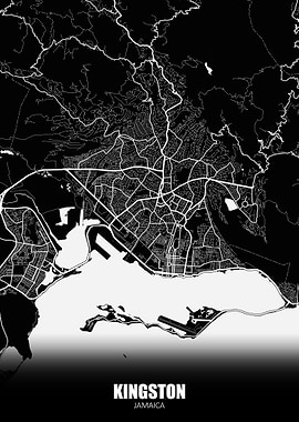 Kingston Jamaica Map