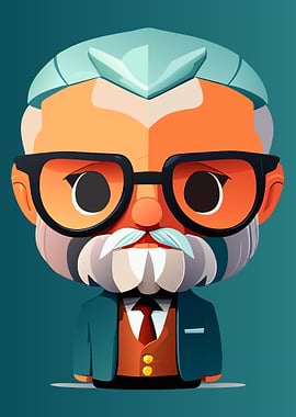 Toy Head cute scientist