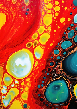 Acrylic Paint Pour 17