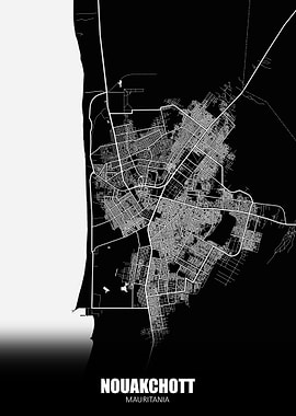 Nouakchott Mauritania Map