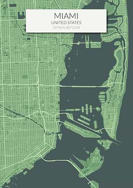 Miami Green Map