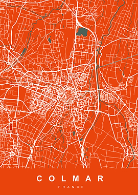 Map COLMAR FRANCE