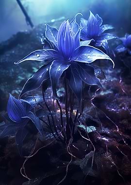 Blue and Violet Gentians