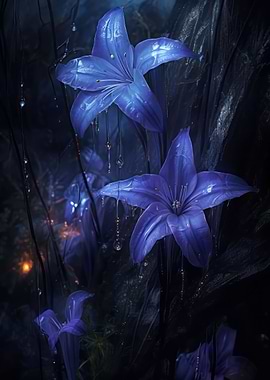 Blue and Violet Gentians