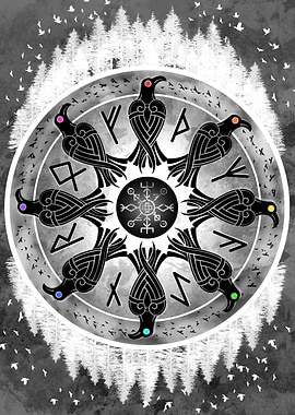 Odins Crows Viking myth