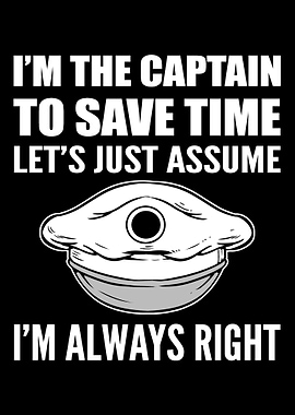 Im the Captain Senior Cap