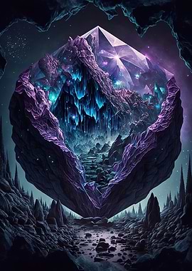 Fantasy Space Landscape