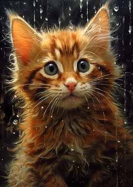 Wet Cat CloseUp