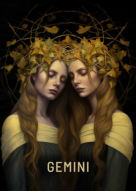 Gemini Sign Portrait