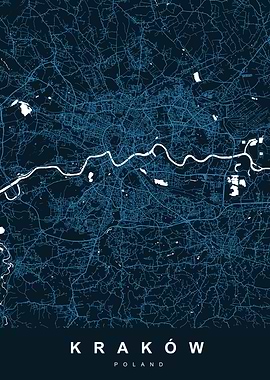 MAP KRAKOW POLAND
