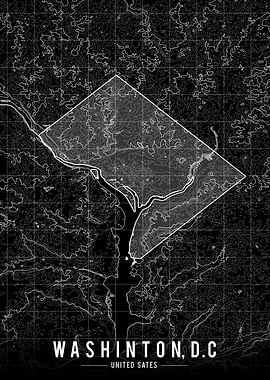 Washington DC map