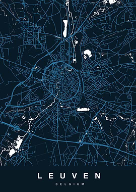 MAP LEUVEN BELGIUM