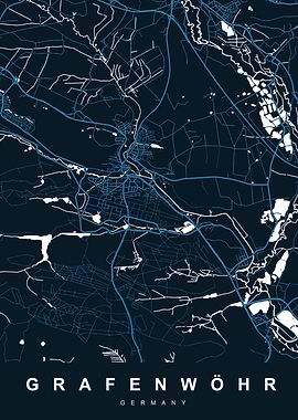 MAP GRAFENWOHR GERMANY