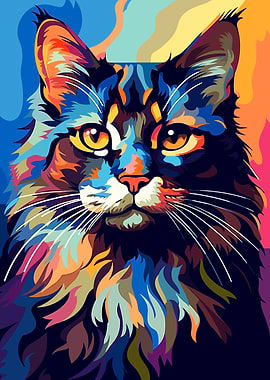 Cat Popart