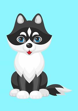 Cute Husky Dog